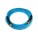 FLEXEEL® Reinforced Polyurethane Straight Hose With Reusable Strain Relief Fitting Transparent Blue