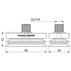 SOB30X60N-60-G1/4M SOB30X60N-60-G1/4M