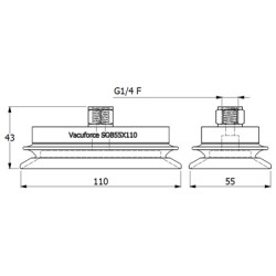 SOB55X110N-60-G1/4F SOB55X110N-60-G1/4F