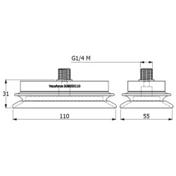 SOB55X110N-60-G1/4M SOB55X110N-60-G1/4M