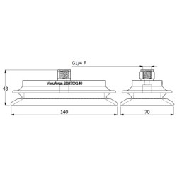 SOB70X140N-60-G1/4F SOB70X140N-60-G1/4F