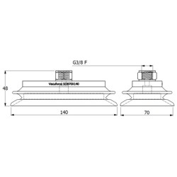 SOB70X140N-60-G3/8F SOB70X140N-60-G3/8F